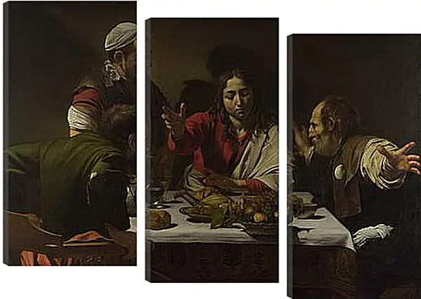 Модульная картина - The Supper at Emmaus. Микеланджело Караваджо
Модульная картина - The Supper at Emmaus. Микеланджело Караваджо
