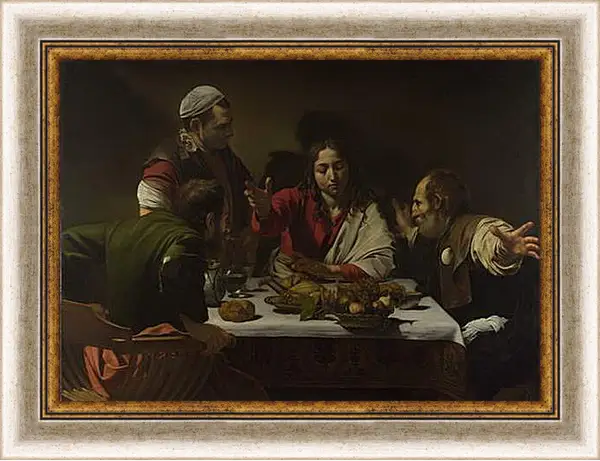 Картина в раме - The Supper at Emmaus. Микеланджело Караваджо
Картина в раме - The Supper at Emmaus. Микеланджело Караваджо