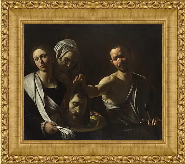 Картина в раме - Salome receives the Head of Saint John the Baptist. Микеланджело Караваджо
Картина в раме - Salome receives the Head of Saint John the Baptist. Микеланджело Караваджо
