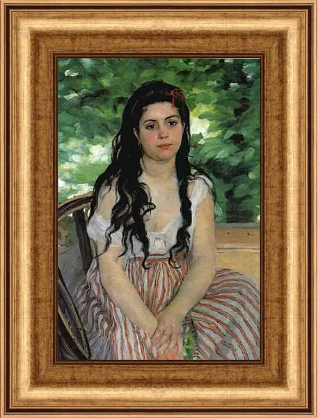 Картина в раме - The Gypsy Girl. Пьер Огюст Ренуар Картина в раме - The Gypsy Girl. Пьер Огюст Ренуар