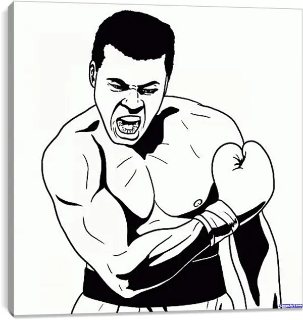 Постер на подрамнике - Muhammad Ali Постер на подрамнике - Muhammad Ali