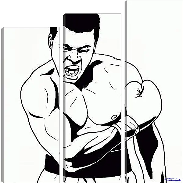Модульная картина - Muhammad Ali Модульная картина - Muhammad Ali