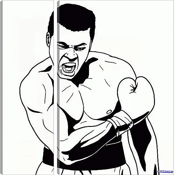 Модульная картина - Muhammad Ali Модульная картина - Muhammad Ali