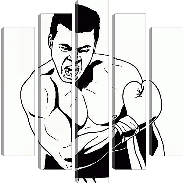 Модульная картина - Muhammad Ali Модульная картина - Muhammad Ali