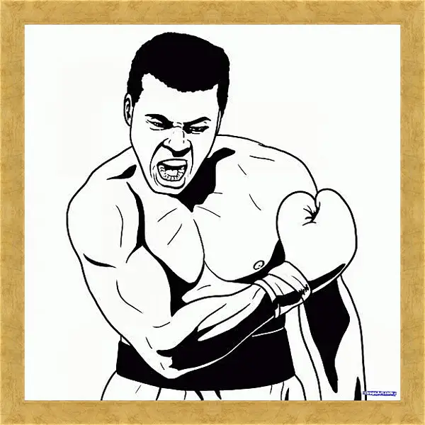 Картина в раме - Muhammad Ali Картина в раме - Muhammad Ali