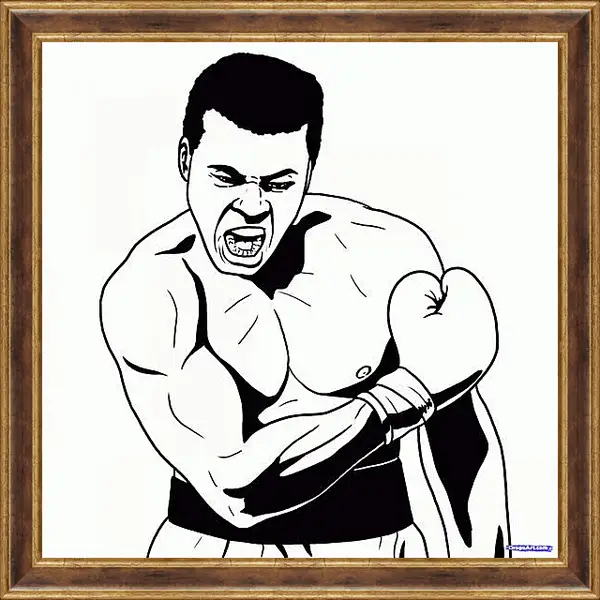 Картина в раме - Muhammad Ali Картина в раме - Muhammad Ali