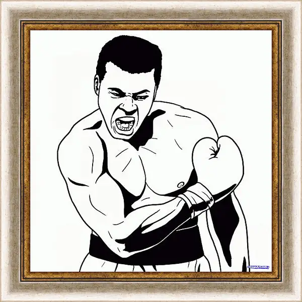 Картина в раме - Muhammad Ali Картина в раме - Muhammad Ali