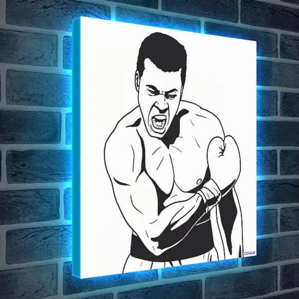 Лайтбокс световая панель - Muhammad Ali Лайтбокс световая панель - Muhammad Ali