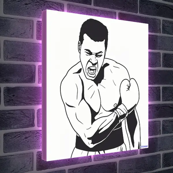 Лайтбокс световая панель - Muhammad Ali Лайтбокс световая панель - Muhammad Ali