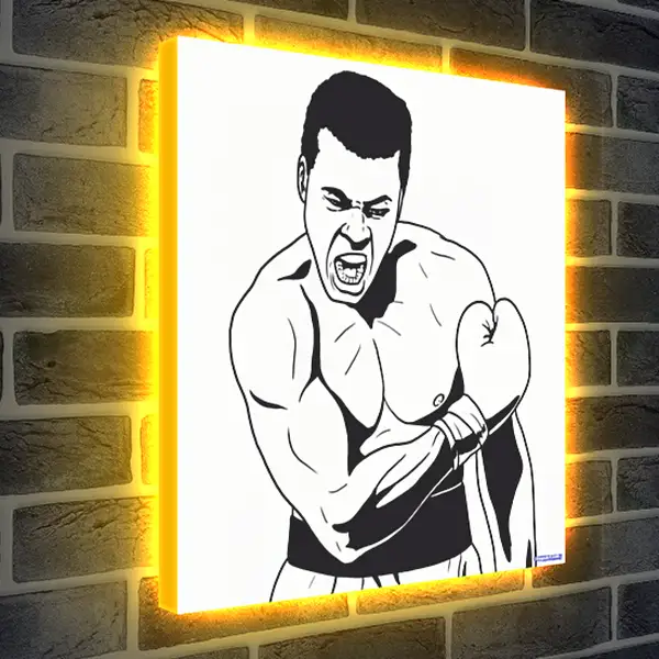 Лайтбокс световая панель - Muhammad Ali Лайтбокс световая панель - Muhammad Ali