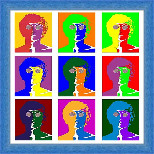 Картина в раме - John lennon. Поп-арт Картина в раме - John lennon. Поп-арт