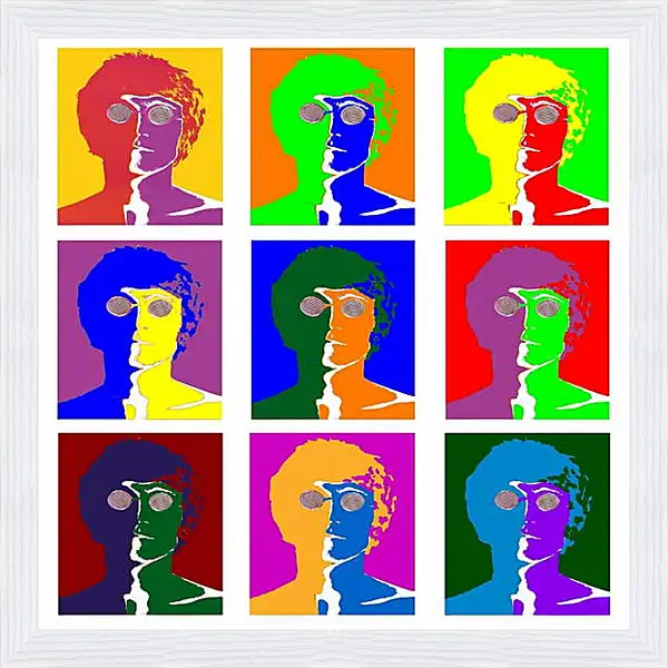 Картина в раме - John lennon. Поп-арт Картина в раме - John lennon. Поп-арт