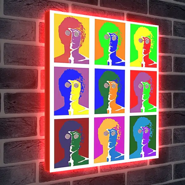 Лайтбокс световая панель - John lennon. Поп-арт Лайтбокс световая панель - John lennon. Поп-арт