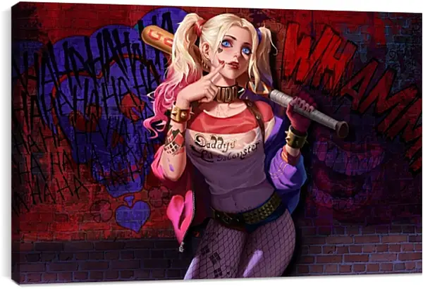 Постер на подрамнике - Харли Квинн (Harley Quinn) Постер на подрамнике - Харли Квинн (Harley Quinn)