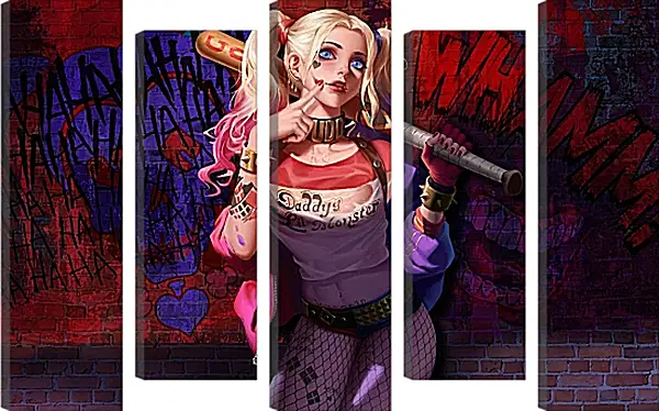 Модульная картина - Харли Квинн (Harley Quinn) Модульная картина - Харли Квинн (Harley Quinn)