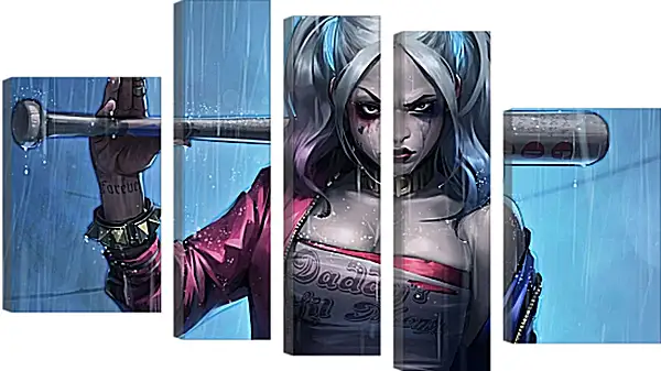 Модульная картина - Харли Квинн (Harley Quinn) Модульная картина - Харли Квинн (Harley Quinn)