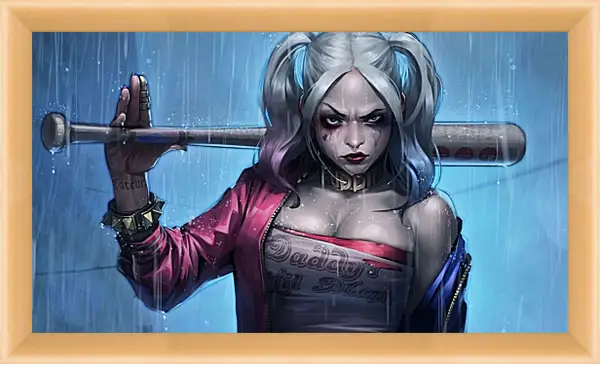 Картина в раме - Харли Квинн (Harley Quinn) Картина в раме - Харли Квинн (Harley Quinn)