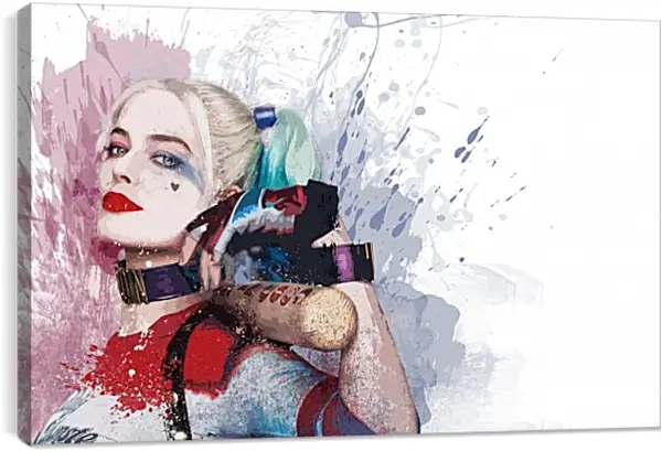Постер на подрамнике - Харли Квинн (Harley Quinn), Марго Робби Постер на подрамнике - Харли Квинн (Harley Quinn), Марго Робби