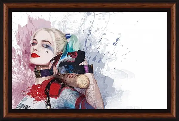 Картина в раме - Харли Квинн (Harley Quinn), Марго Робби Картина в раме - Харли Квинн (Harley Quinn), Марго Робби
