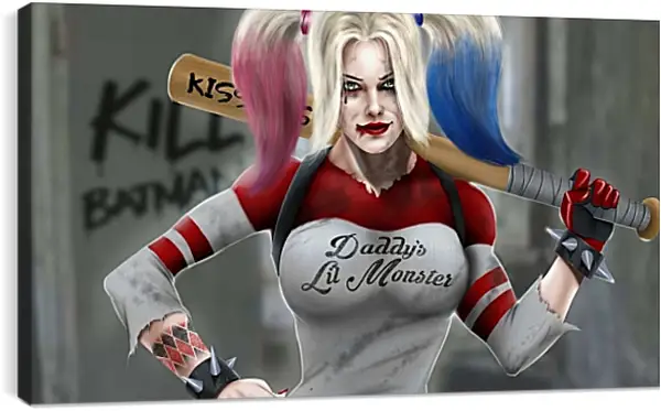 Постер на подрамнике - Харли Квинн (Harley Quinn) Постер на подрамнике - Харли Квинн (Harley Quinn)