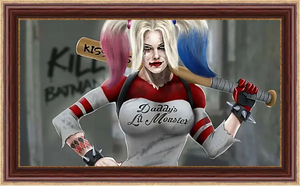 Картина в раме - Харли Квинн (Harley Quinn) Картина в раме - Харли Квинн (Harley Quinn)