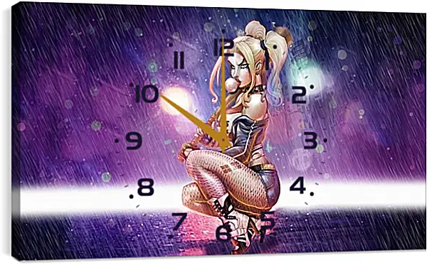 Часы картина - Харли Квинн (Harley Quinn) Часы картина - Харли Квинн (Harley Quinn)