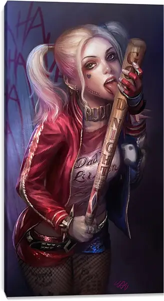 Постер на подрамнике - Харли Квинн (Harley Quinn) Постер на подрамнике - Харли Квинн (Harley Quinn)