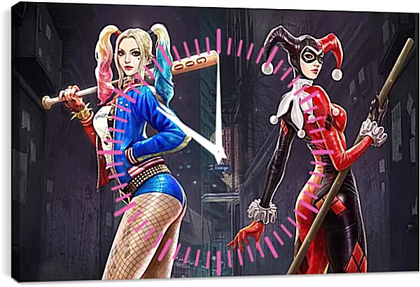 Часы картина - Харли Квинн (Harley Quinn) Часы картина - Харли Квинн (Harley Quinn)