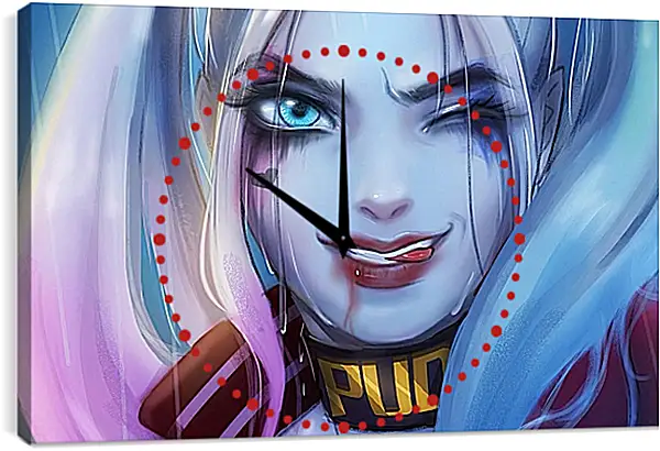 Часы картина - Харли Квинн (Harley Quinn) Часы картина - Харли Квинн (Harley Quinn)