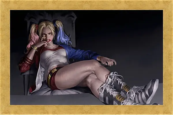 Картина в раме - Харли Квинн (Harley Quinn) Картина в раме - Харли Квинн (Harley Quinn)