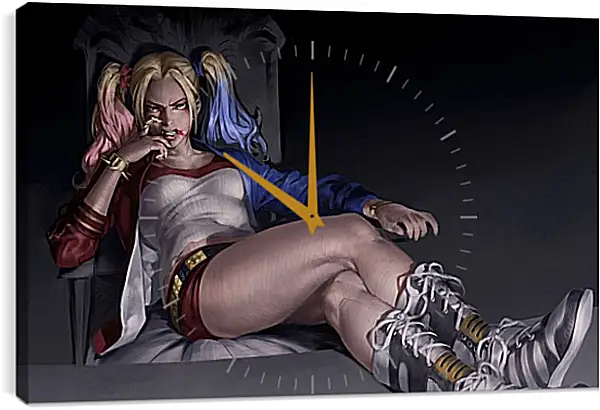 Часы картина - Харли Квинн (Harley Quinn) Часы картина - Харли Квинн (Harley Quinn)