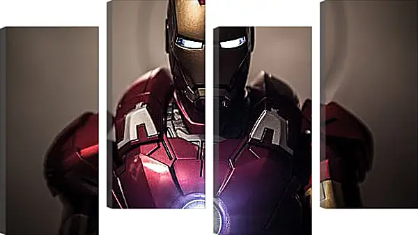 Модульная картина - Железный человек. Iron Man Модульная картина - Железный человек. Iron Man