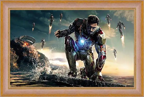 Картина в раме - Железный человек. Iron Man Картина в раме - Железный человек. Iron Man