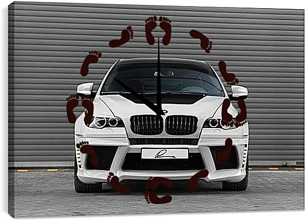 Часы картина - BMW X6 Часы картина - BMW X6