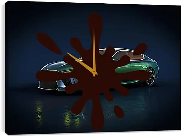 Часы картина - BMW M8 гранд купе Часы картина - BMW M8 гранд купе