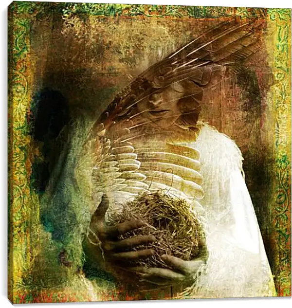 Постер на подрамнике - The Bird Madonna. Сальвадор Дали Постер на подрамнике - The Bird Madonna. Сальвадор Дали