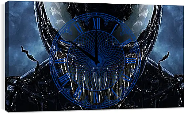 Часы картина - Веном. Venom Часы картина - Веном. Venom
