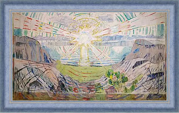 Картина в раме - The Sun 2. Эдвард Мун Картина в раме - The Sun 2. Эдвард Мун
