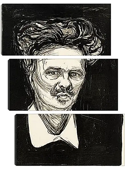 Модульная картина - August Strindberg. Эдвард Мун Модульная картина - August Strindberg. Эдвард Мун