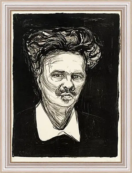 Картина в раме - August Strindberg. Эдвард Мун Картина в раме - August Strindberg. Эдвард Мун