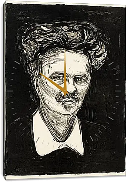 Часы картина - August Strindberg. Эдвард Мун Часы картина - August Strindberg. Эдвард Мун