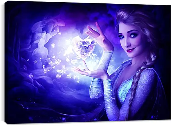 Постер на подрамнике - Ледяное сердце Постер на подрамнике - Ледяное сердце