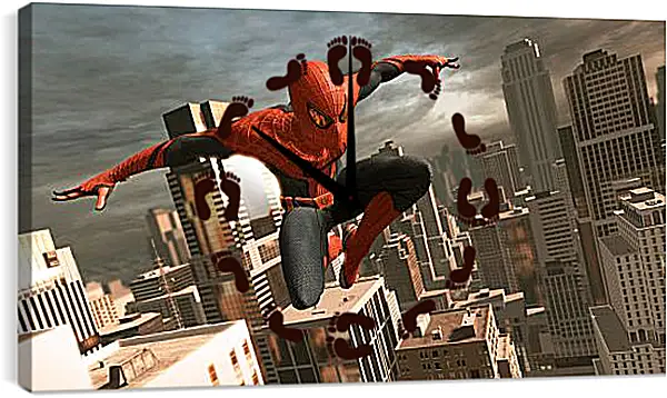 Часы картина - Человек паук. Spider Man Часы картина - Человек паук. Spider Man