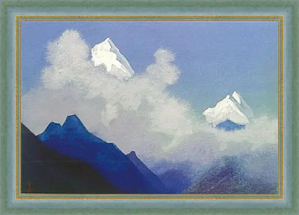 Картина в раме - Кулу. Рерих Николай Картина в раме - Кулу. Рерих Николай