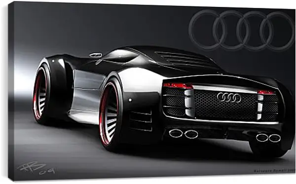 Постер на подрамнике - Audi R8 Постер на подрамнике - Audi R8