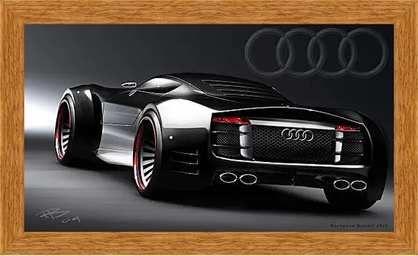 Картина в раме - Audi R8 Картина в раме - Audi R8