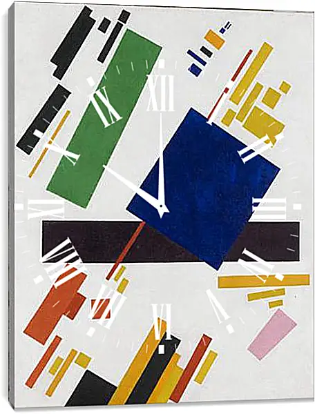 Часы картина - Супрематическая композиция. Suprematist Composition. Малевич Казимир Часы картина - Супрематическая композиция. Suprematist Composition. Малевич Казимир