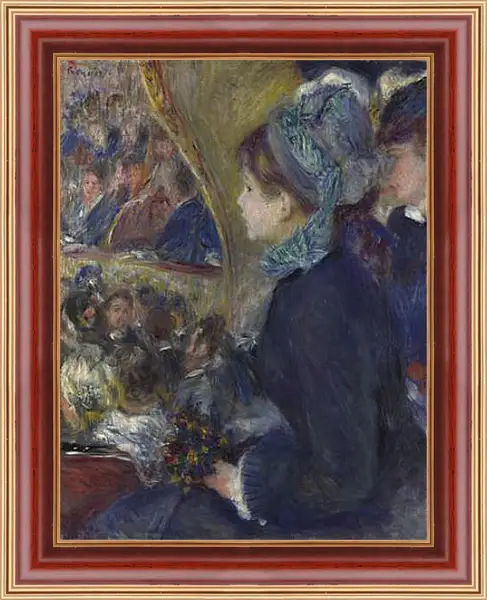 Картина в раме - At the Theatre (La Premiere Sortie). Пьер Огюст Ренуар Картина в раме - At the Theatre (La Premiere Sortie). Пьер Огюст Ренуар