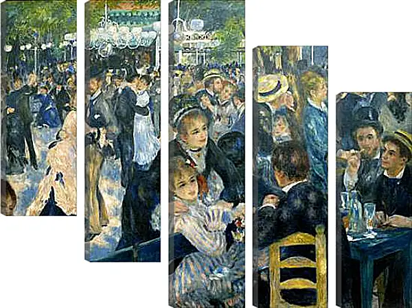 Модульная картина - Dance at the Moulin de la Galette Модульная картина - Dance at the Moulin de la Galette