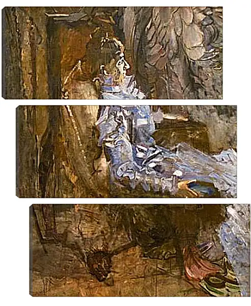 Модульная картина - A Lady in Lilac. Врубель Михаил Модульная картина - A Lady in Lilac. Врубель Михаил